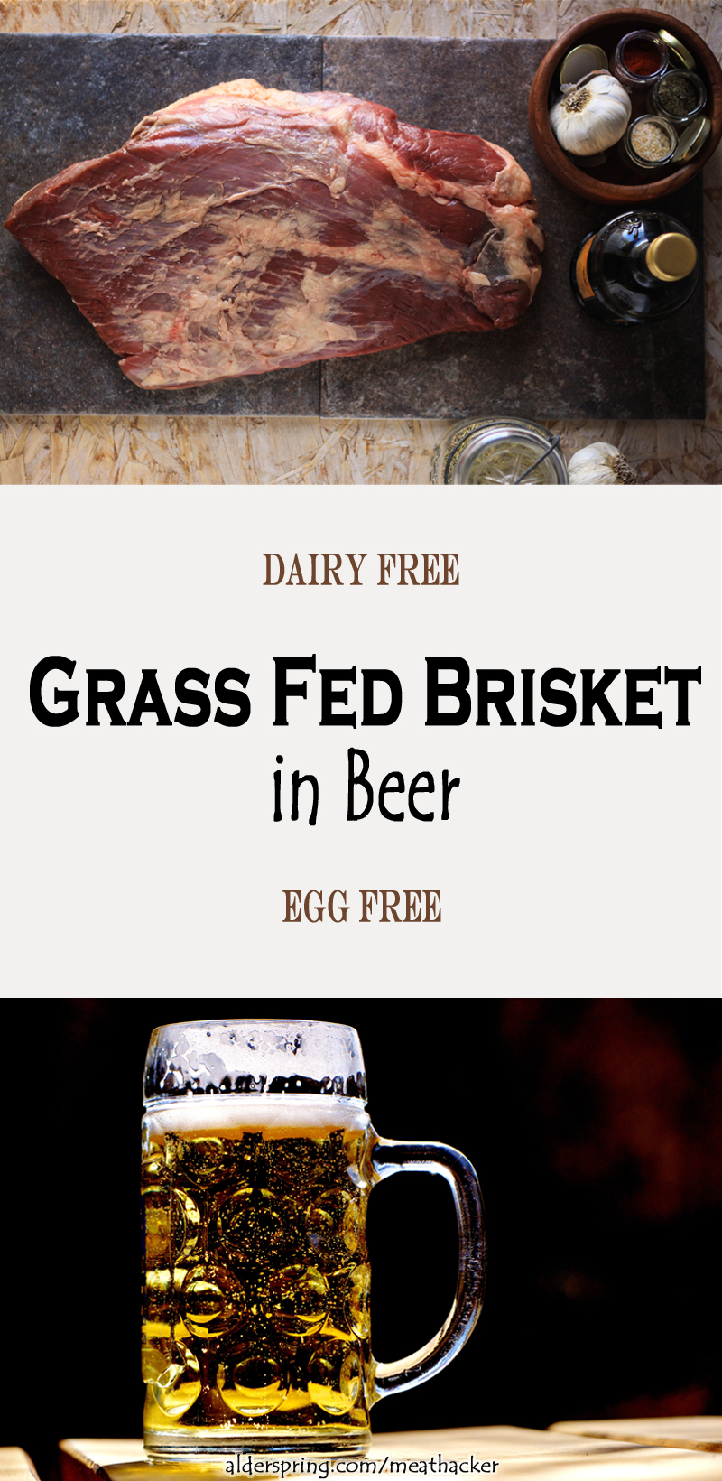 Grass Fed Brisket in Beer Recipe
