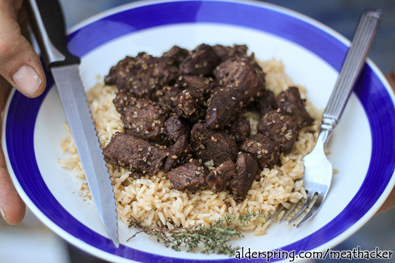 Marinated Beef Stew Meat Stir Fry Recipe