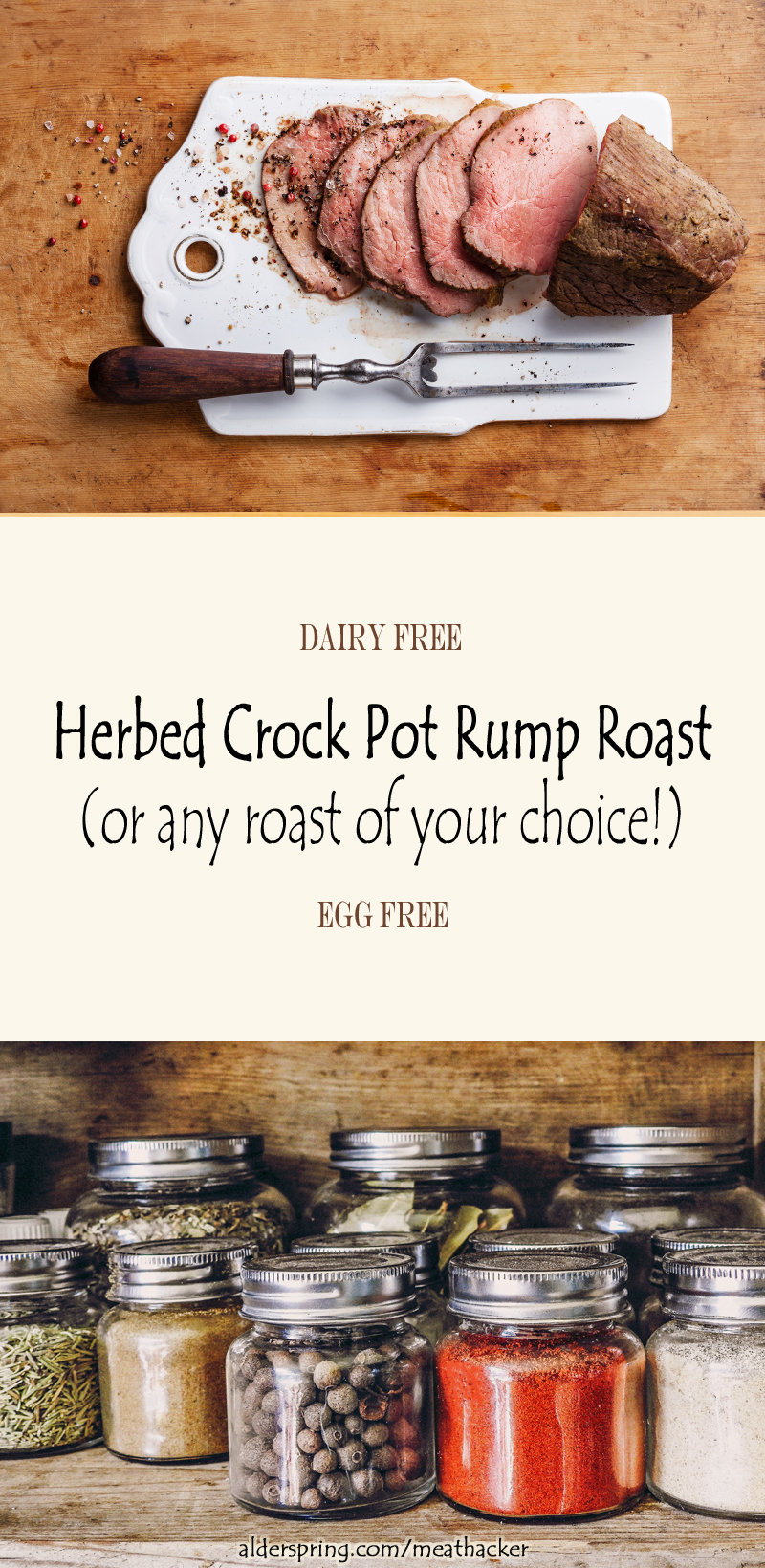 Herbed Crock Pot Rump Roast Recipe