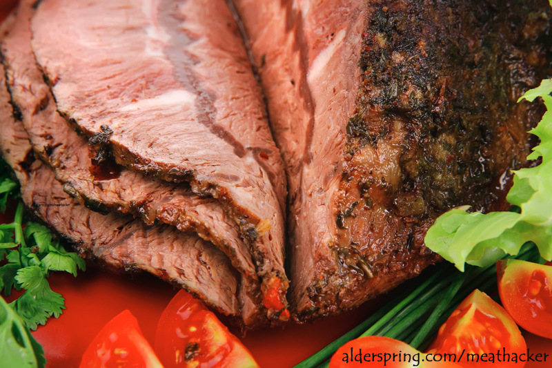 Tangy Bacon Beer-Braised Top Round Roast Recipe