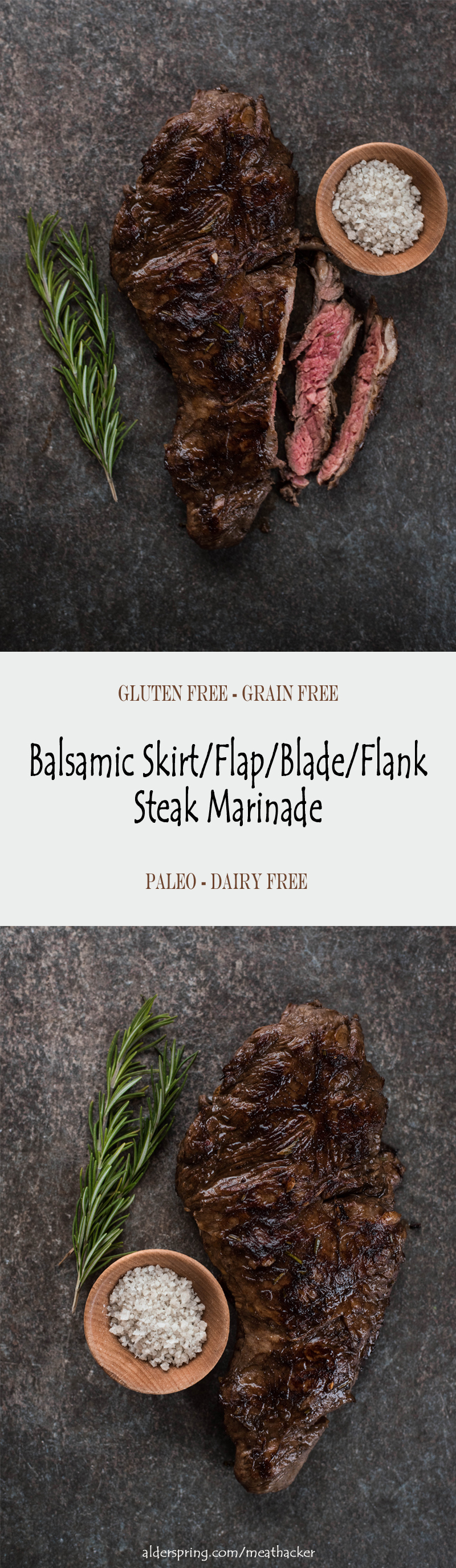 Balsamic Skirt/Flap/Blade/Flank Steak Marinade