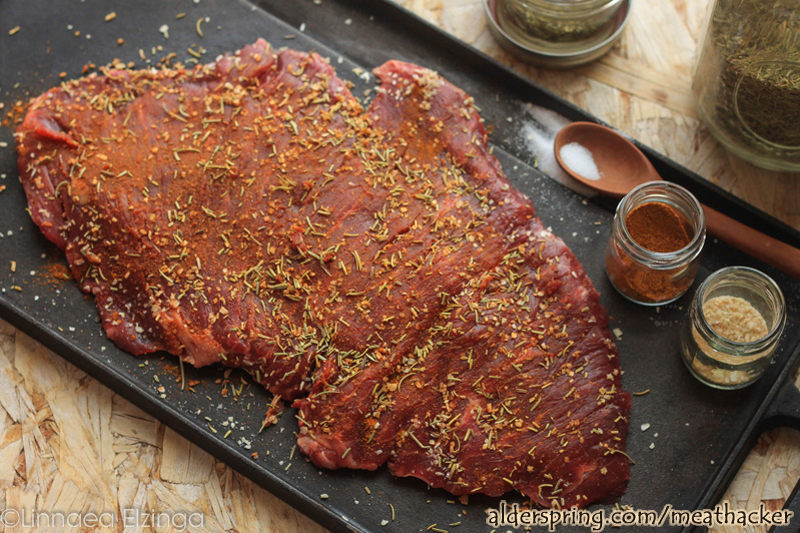 Blade Steak Recipe with Curry Rosemary Rub