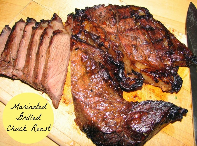 Marinated Grilled Chuck Roast