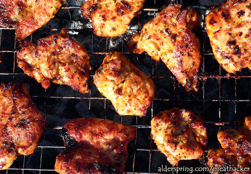 grilled poultry recipe: balsamic honey chicken