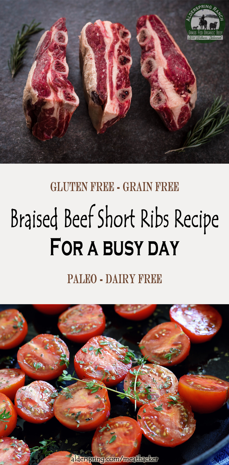 Braised Beef Short Ribs Recipe For a Busy Day