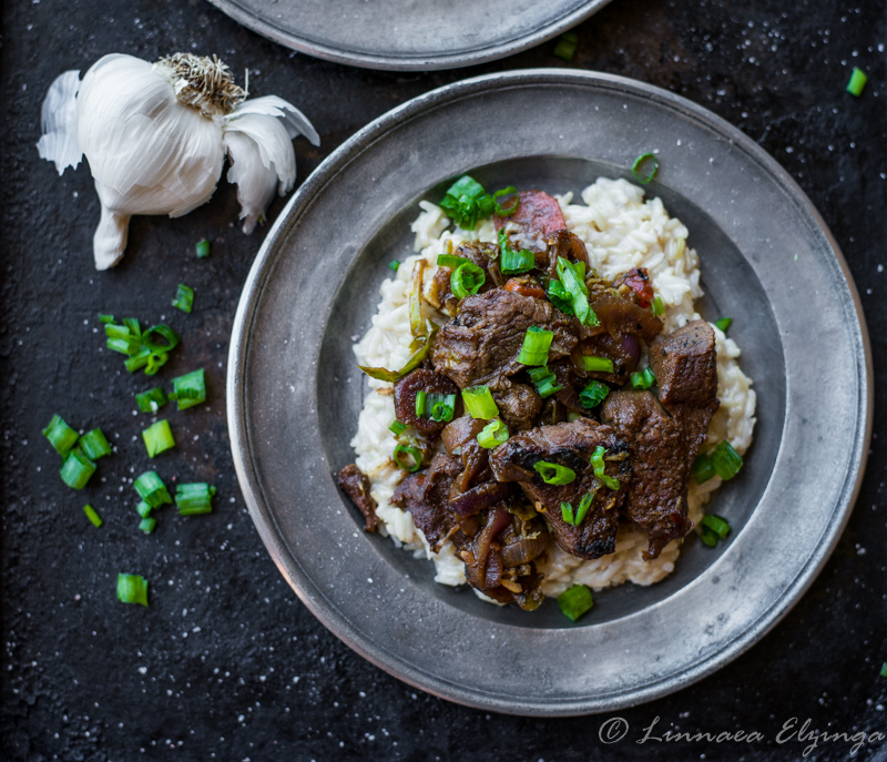 Delicious asian-inspired beef stir fry made with stew beef from Alderspring Ranch.