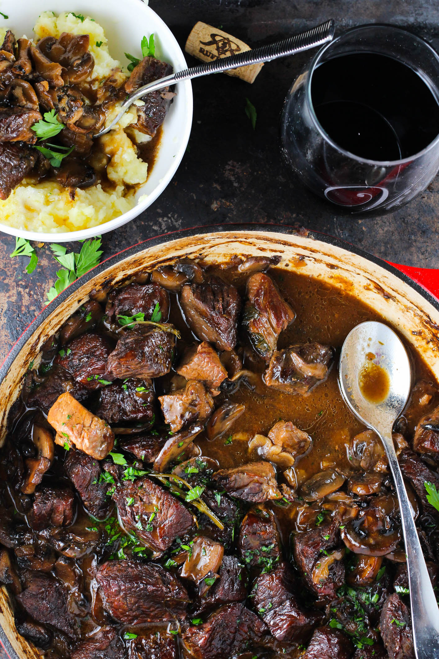 Wild Mushroom and Beef Stew from Girl and the Kitchen.