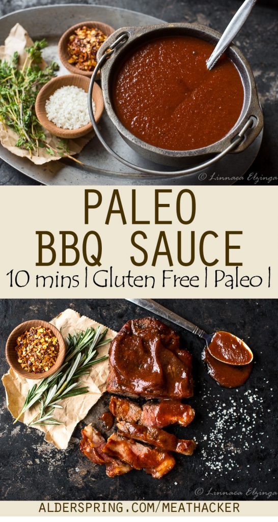 Meathacker gluten free and paleo barbecue sauce.