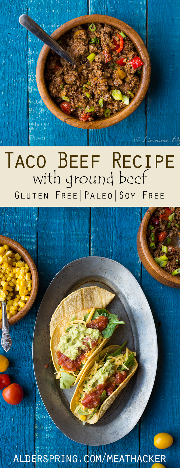 Easy taco beef recipe made with ground beef. Perfect for your next taco night!