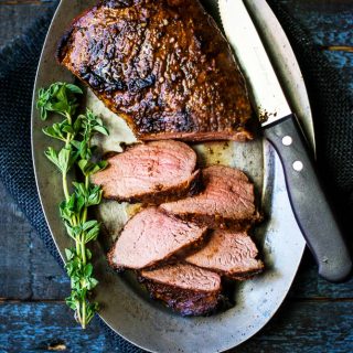 Here's an easy tri tip roast recipe for grilling tri tip roasts, with a tasty tri tip rub to go on top. Paleo, gluten-free.