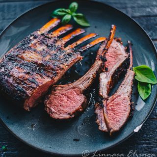 Easy Grilled Rack of Lamb Recipe (Gluten Free, AIP Friendly, Paleo Friendly)