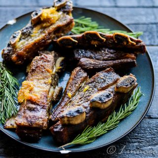 Orange beef short ribs recipe (paleo, AIP)