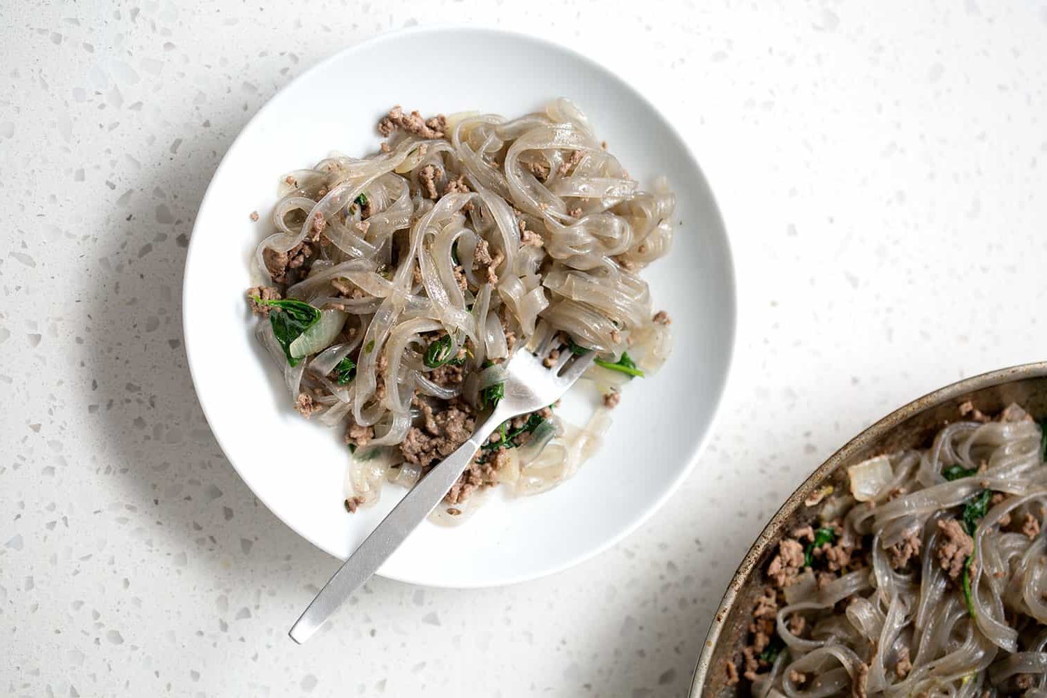 Beef Spinach Stroganoff with Noodles