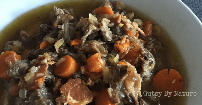 Beef Oxtail Stew Recipe with Garlic and Rosemary
