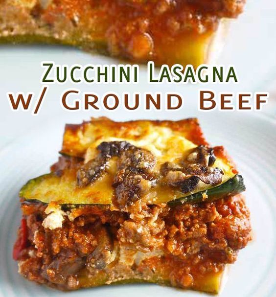 Ground Beef Zucchini Lasagna