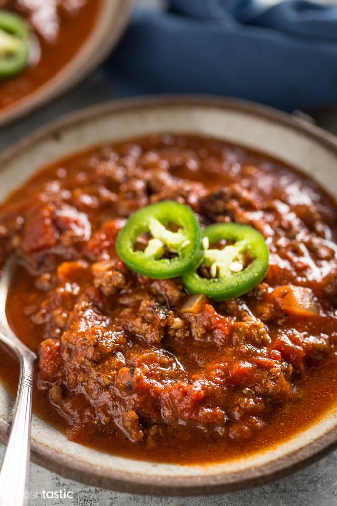 Keto Ground Beef Chili Recipe