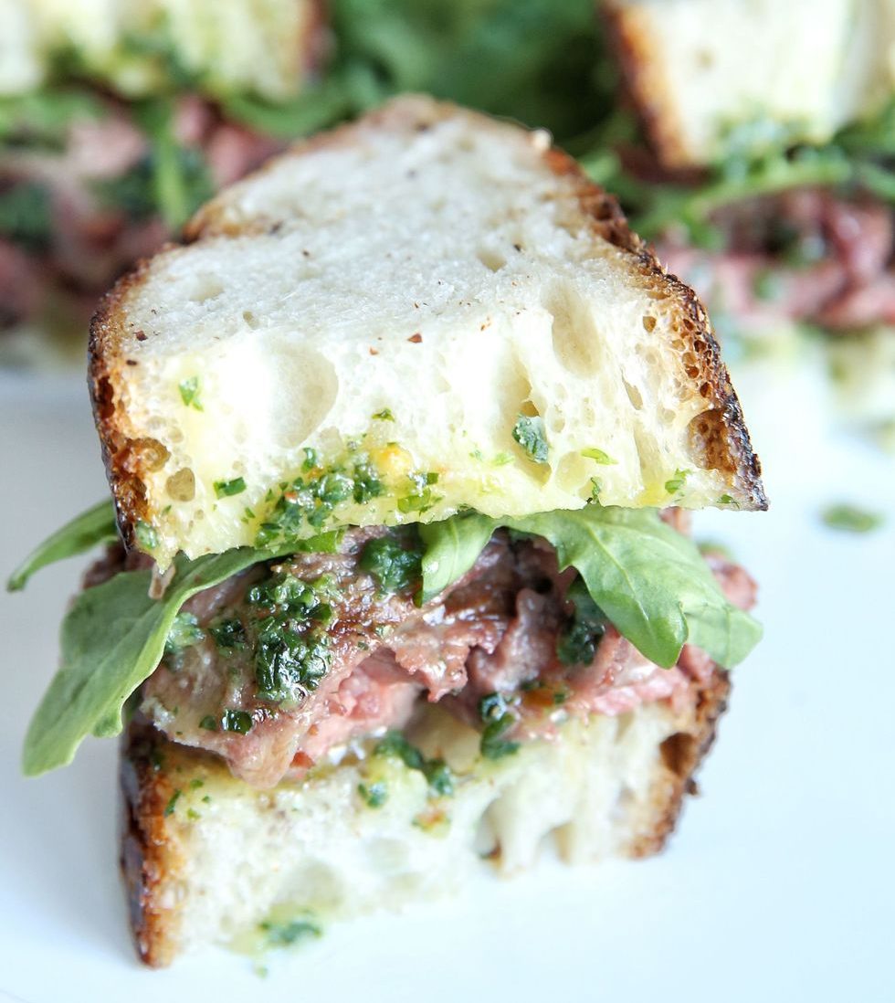 Skirt Steak Cowboy Butter Sandwich