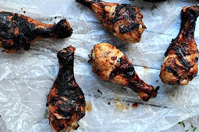 Balsamic Glazed Grilled Chicken Drumsticks