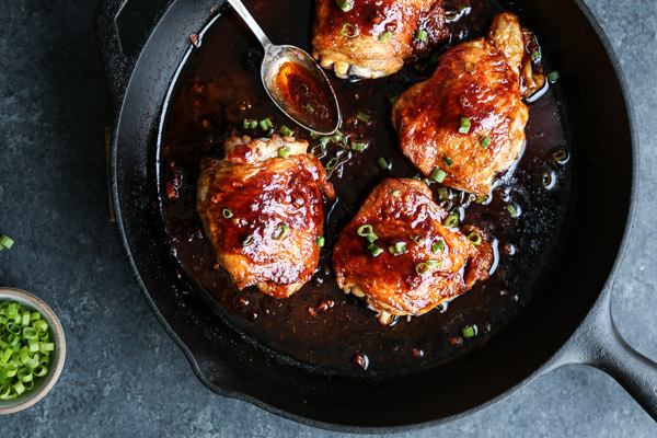 Korean Gluten Free Spicy Chicken Thighs