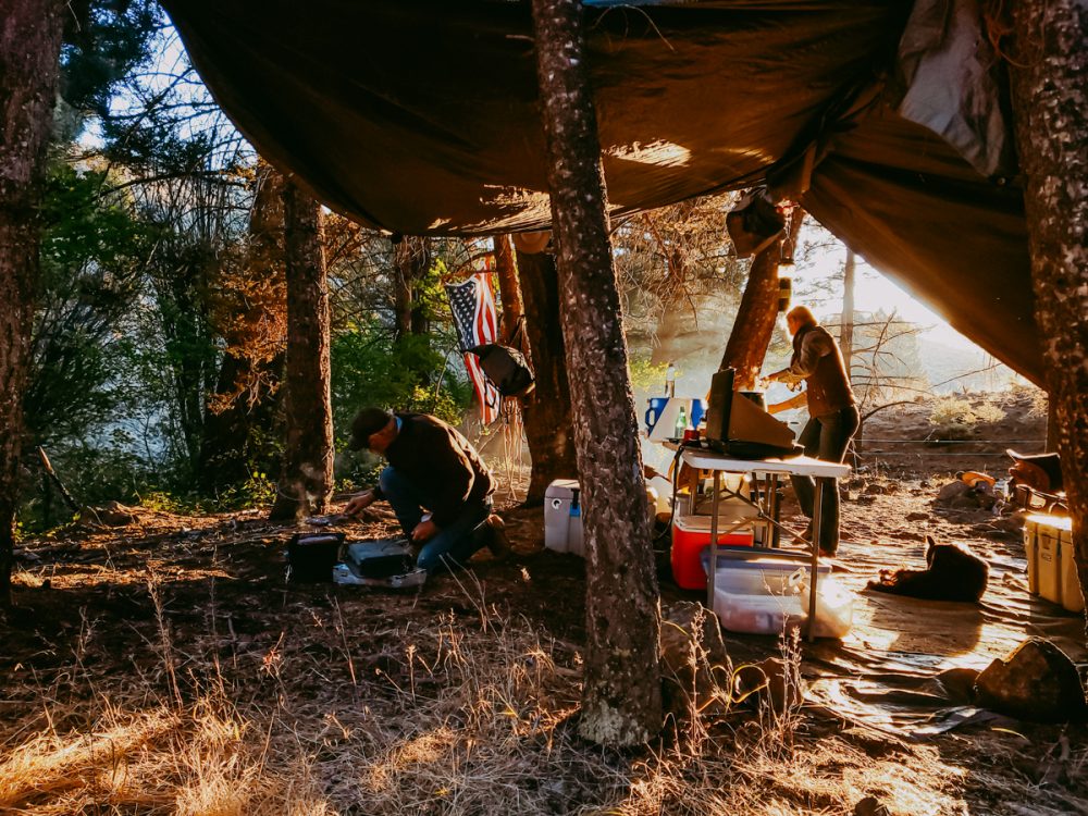 Breakfast in Cow Camp